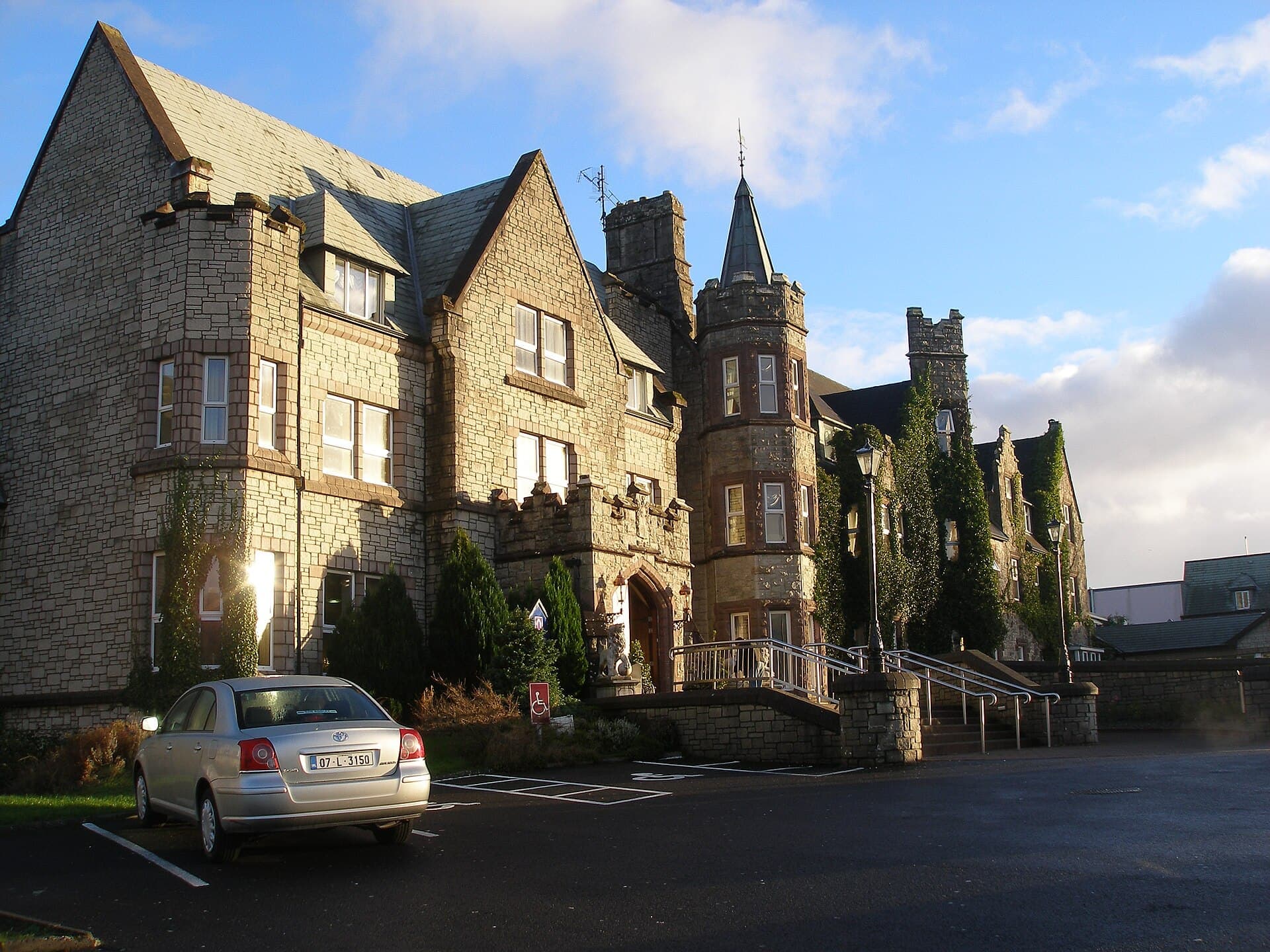 Breaffy House, Castlebar, in evening light