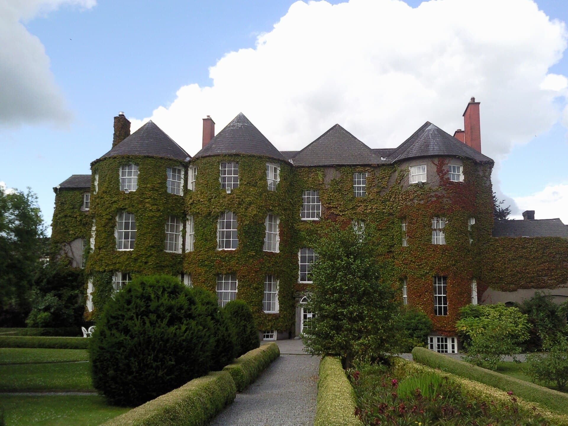 Butler House seen from its walled garden