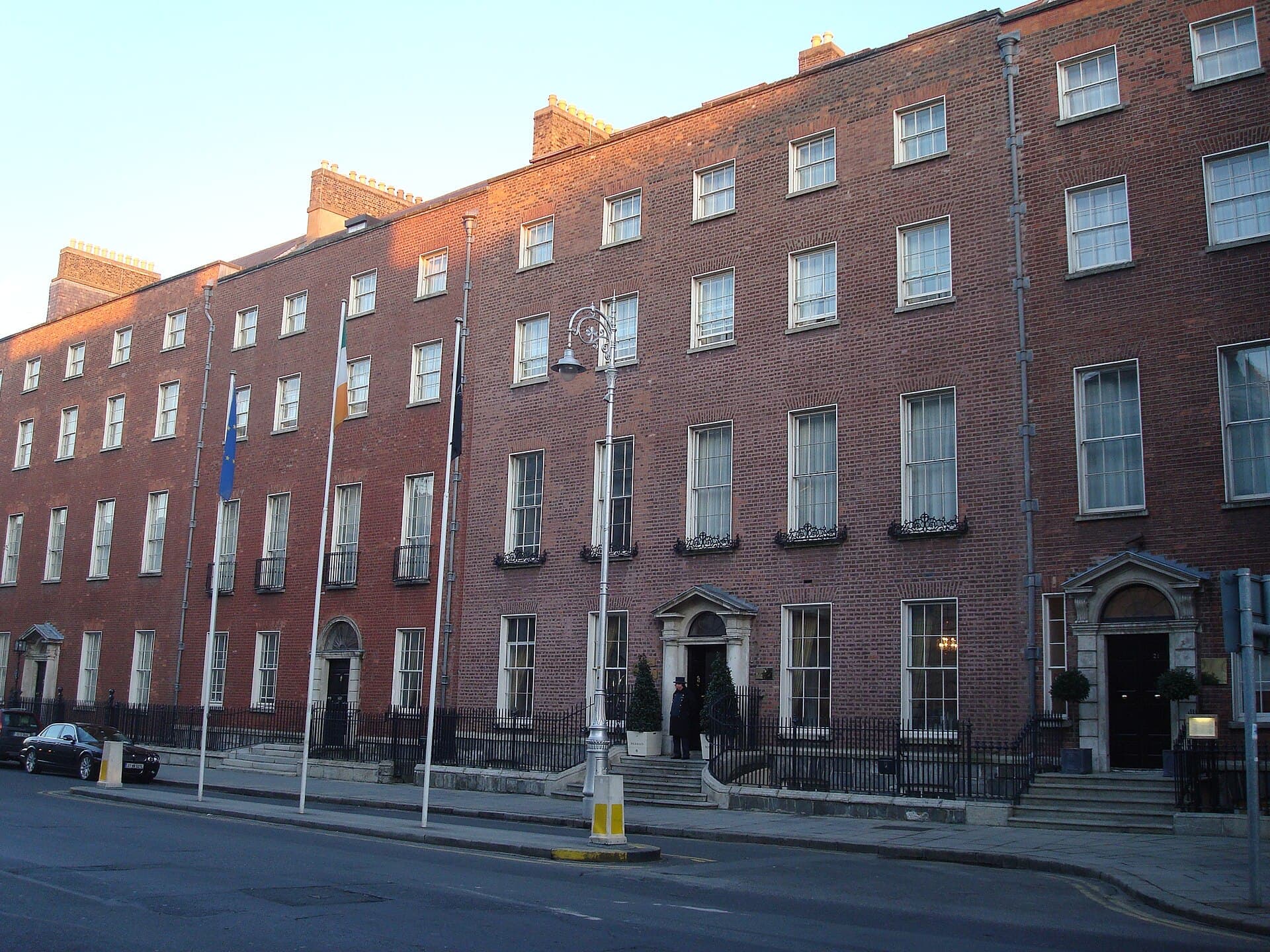 The Georgian townhouse facade of The Merrion Hotel